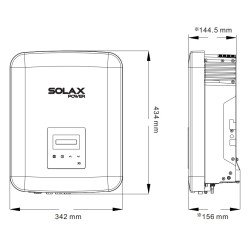 Inversor Red Autoconsumo trifásico Solax X3-MIC-4.0-G2 4000 W Generación 2 con Wifi