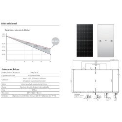 Módulo Monocristalino Longi PERC HC 570 W 144 células