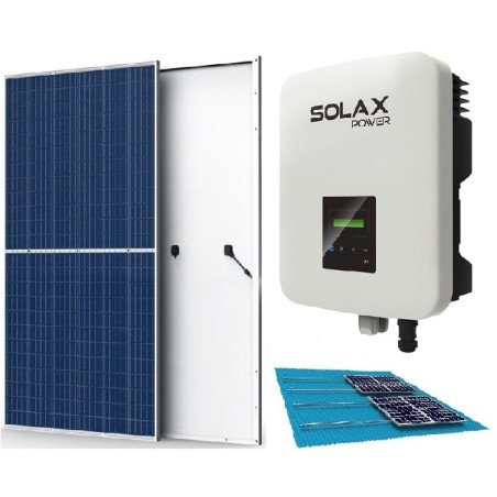 Kit Conexión a Red para Autoconsumo Directo SolaX 25000Wh/día, 10000KWh/año, 5000 W nominal, 5400 W pico